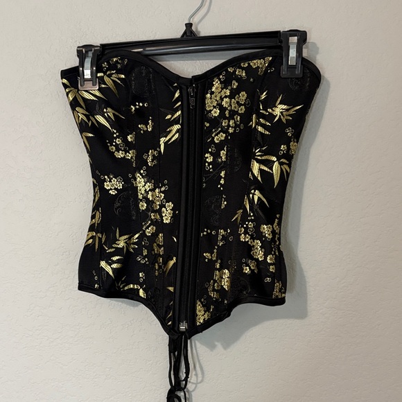 masoumi hoss international Tops - Masoumi Hoss International Corsette VTG Gold Black S